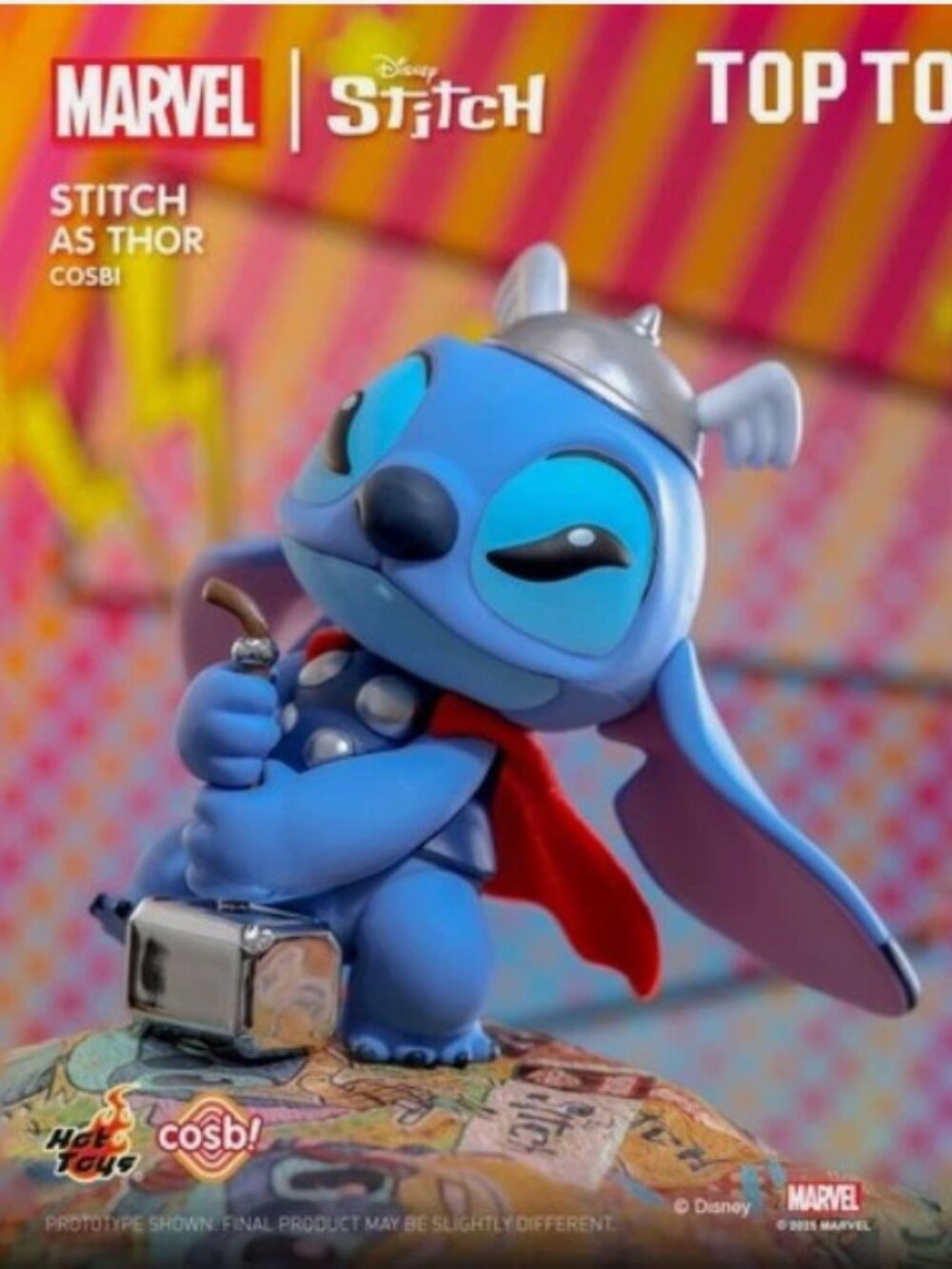 Thor | Disney x Marvel Stitch Cosbi Collection Blind Box Figure w/ Card